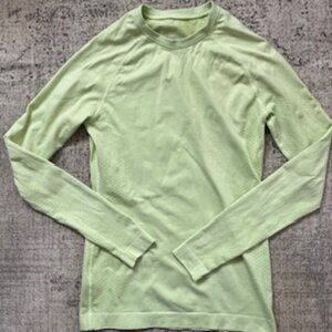 FIGS Seamless Long Sleeve Top Light Green Women's XS